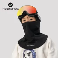 ROCKBROS Children‘s Winter Cycling Caps Riding Face Cover Windproof Outdoor Hiking Warm Neck Face Breathable Bike Hat Balaclava