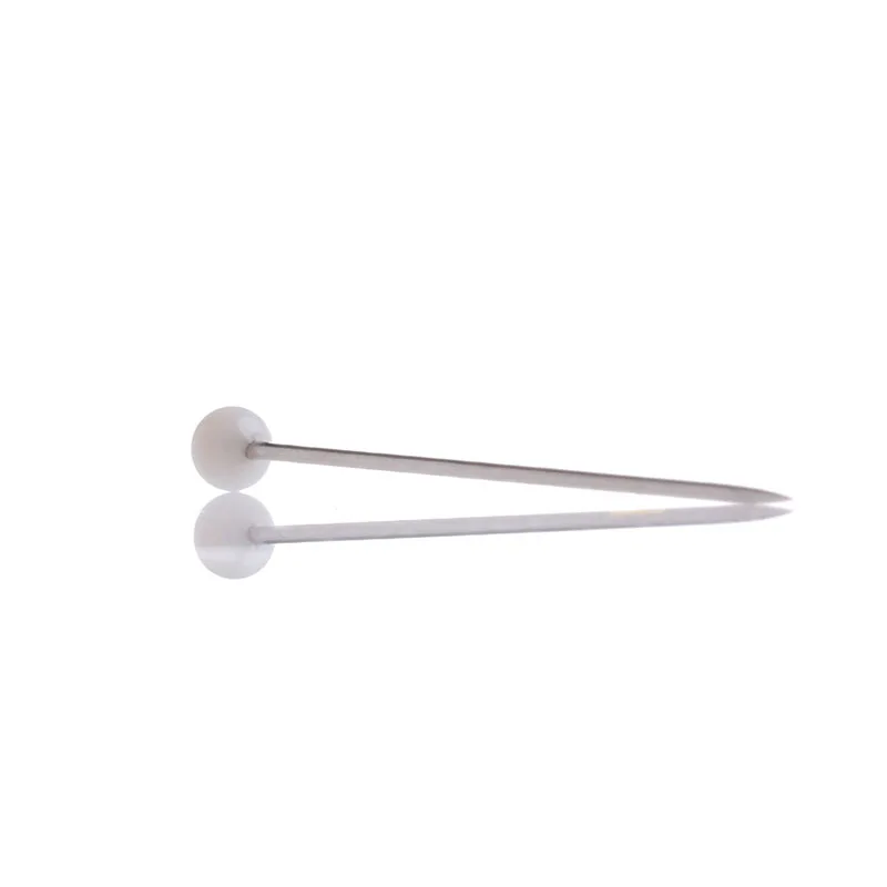 F92B 100pcs Жемчужные раунд для головных штифтов шить корсаж прямой Diy Descaking Decor C C