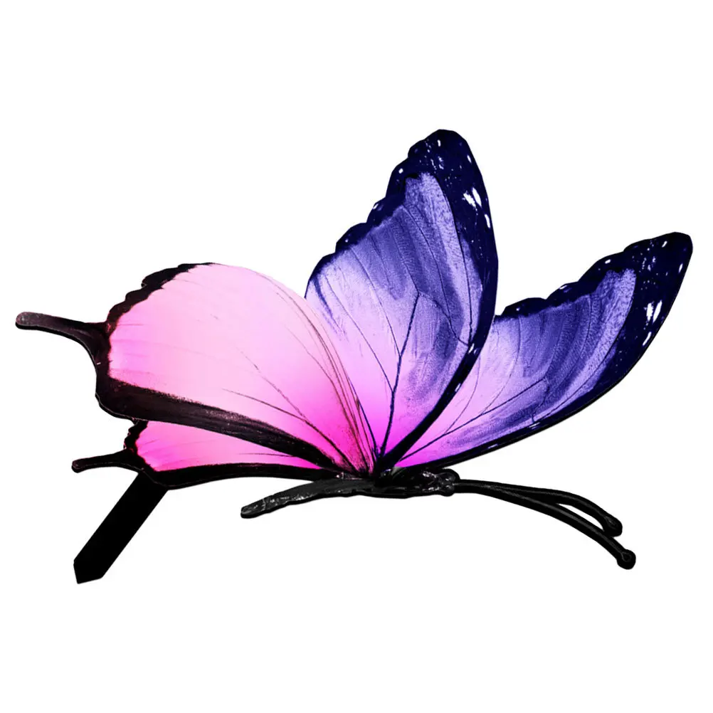 

Garden Butterflies Stake Acrylic Butterfly Shape Yard Decor Lawn Garden Decorative Stakes Outdoor Party Decoration