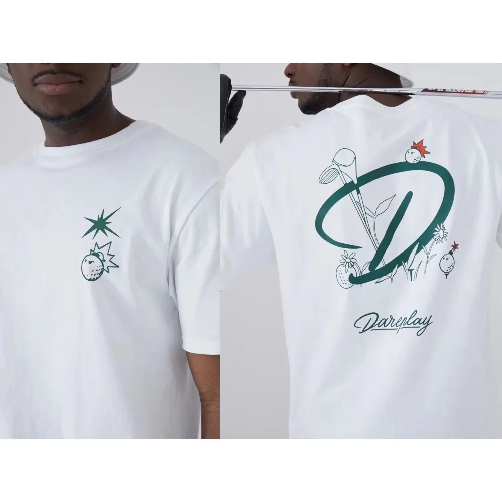 

2025 Golf Summer High Quality Pure Cotton 25 New Men's and Women's Clothes T-shirt Outdoor Short Sleeve Golf Clothing