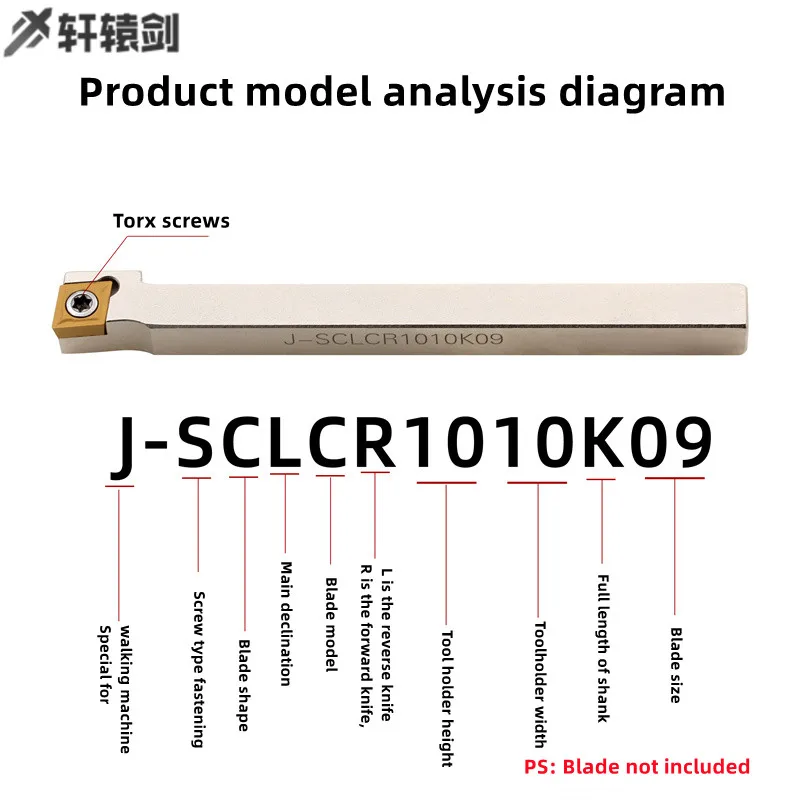 1pc J-SCLCR1010K09 J-SCLCR1212K06 J-SCLCL1010K06 J-SCLCL1212K06 haste cilíndrica de centralização máquina cnc espuma cortador ferramenta