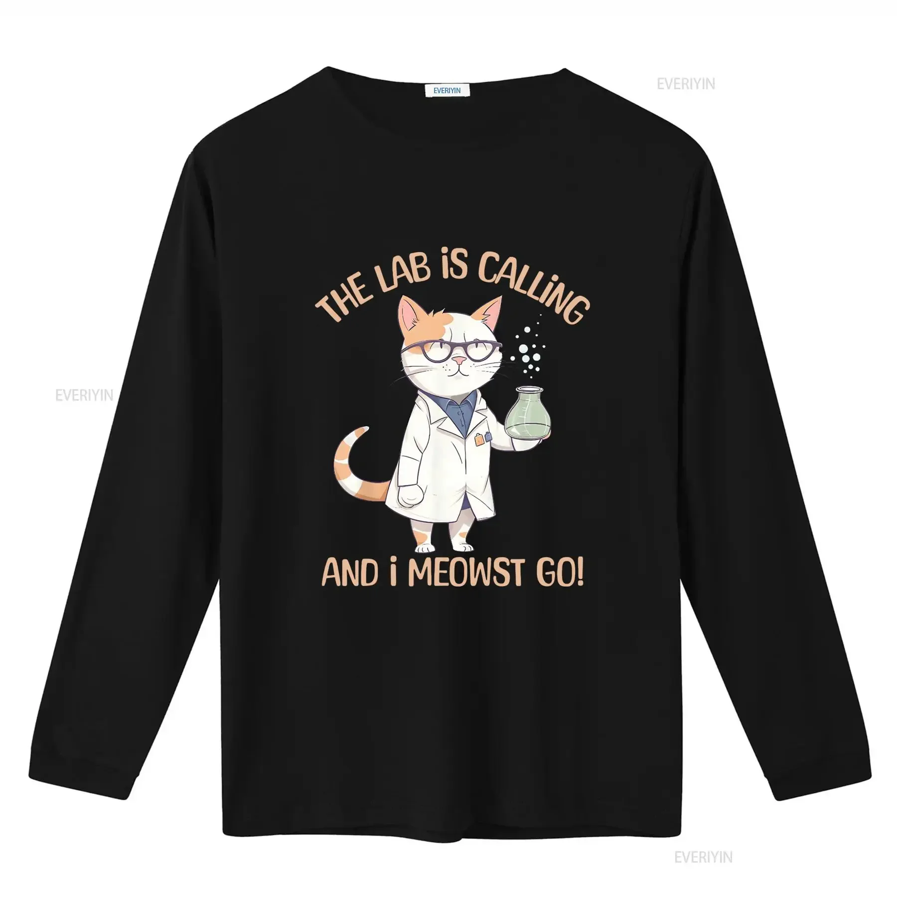 Funny Science Cat T Shirt The Lab is Calling And I Meowst Go Perfect for Women Chemists Microbiologists Beaker Design vintage