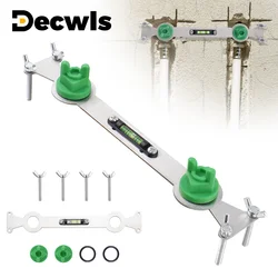 Metal Hot and Cold Water Pipe Leveler with Bubble Level Indicator-Durable Precision Leveling Tool for Plumbing Adjustments