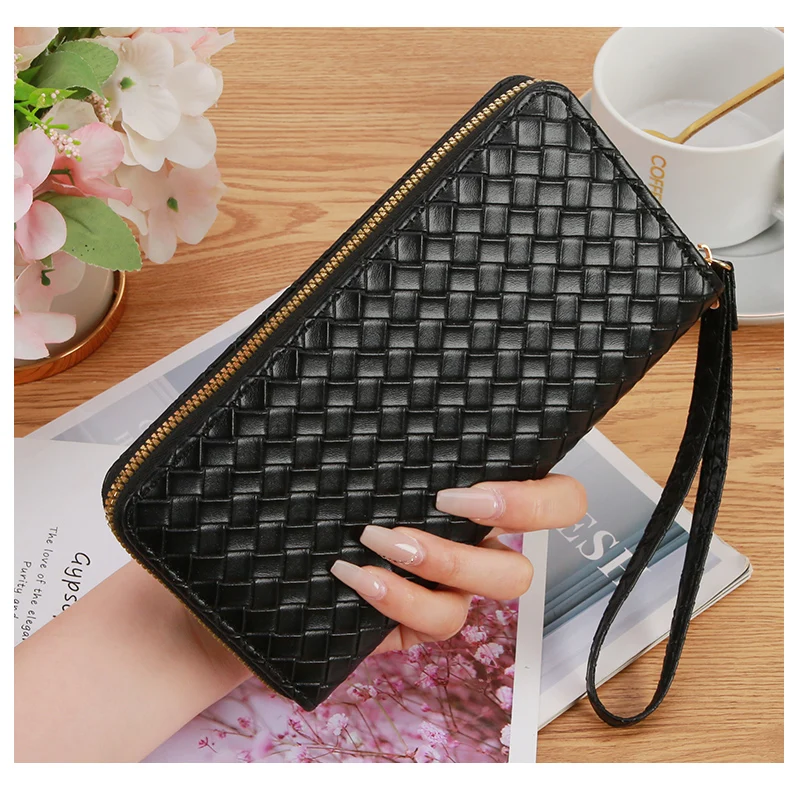 Male Purse Clutch Bags Zipper Coin Pocket Phone Pocket Men\'s Wallet Long Women Handbags Wallets Big Capacity Card Holder