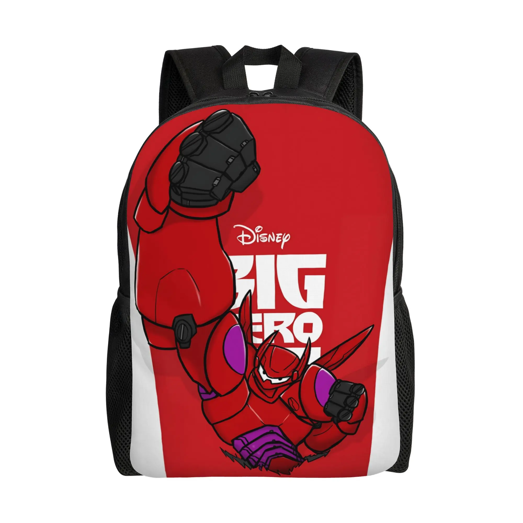 

1PC Backpack Happy Disney animation Daypack Big Hero 6 Baymax Robot Portable School Large Capacity Rucksack