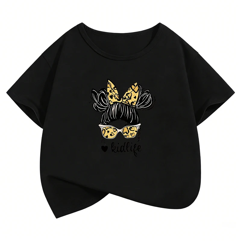 Fashion Kid Life T Shirts Graphic Kids Children's T-shirt Short Sleeve Boys Girls Summer Spring Casual Top Tee