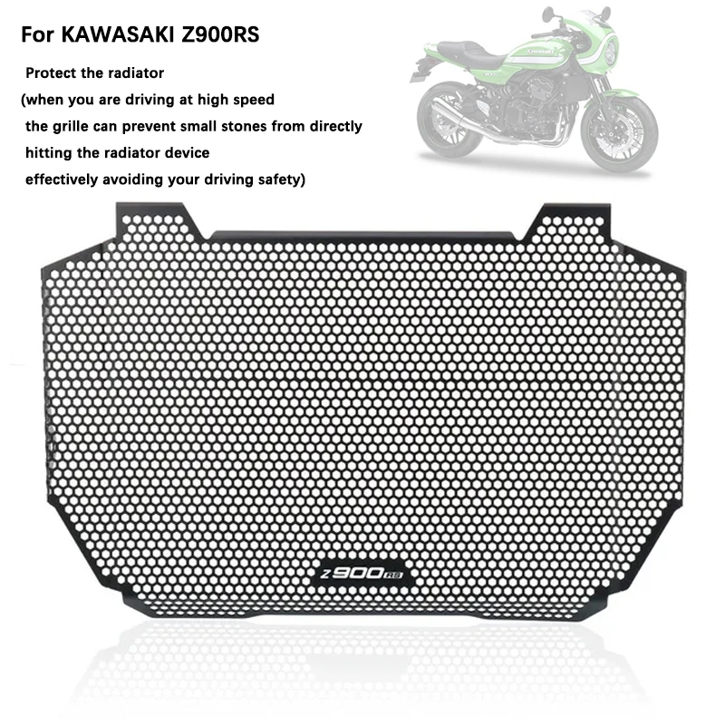 Motorcycle Accessories Radiator Grille Guard Cover Protector 2021-2023 For KAWASAKI Z900RS Z900 RS 2017-2020