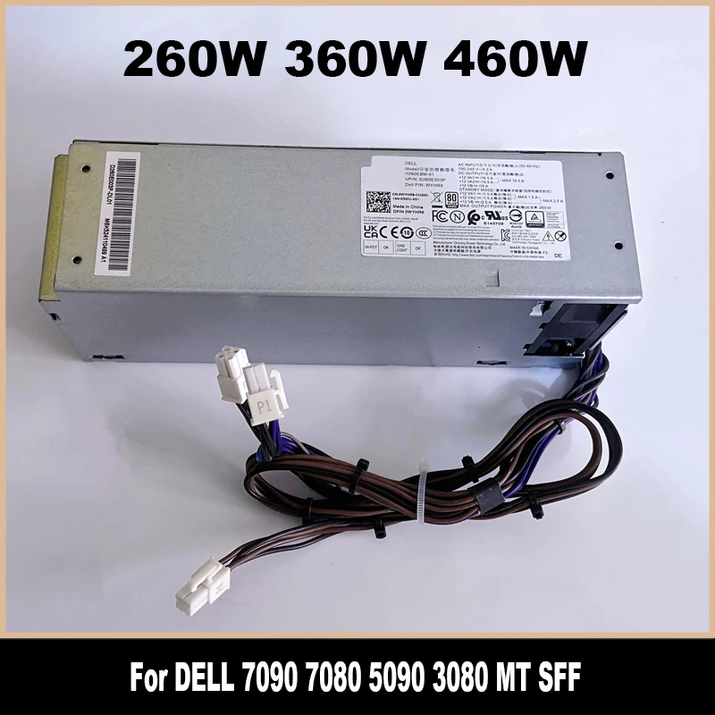 260W 360W 460W PSU Original For DELL 7090 7080 5090 3080 MT SFF Power Supply 100% Tested High Quality Fast Ship H260EBM-00