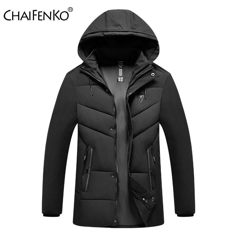 Winter Keep Warm Fashion Man Parkas 2024 Windproof Thickening Solid Color Big Pocket Coats New Removable Hat Leisure Man Jackets