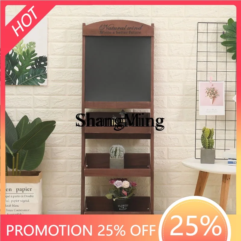 

CL multi-layer succulent plant blackboardstore signature blackboard succulent living room balcony storage blackboard rack retro