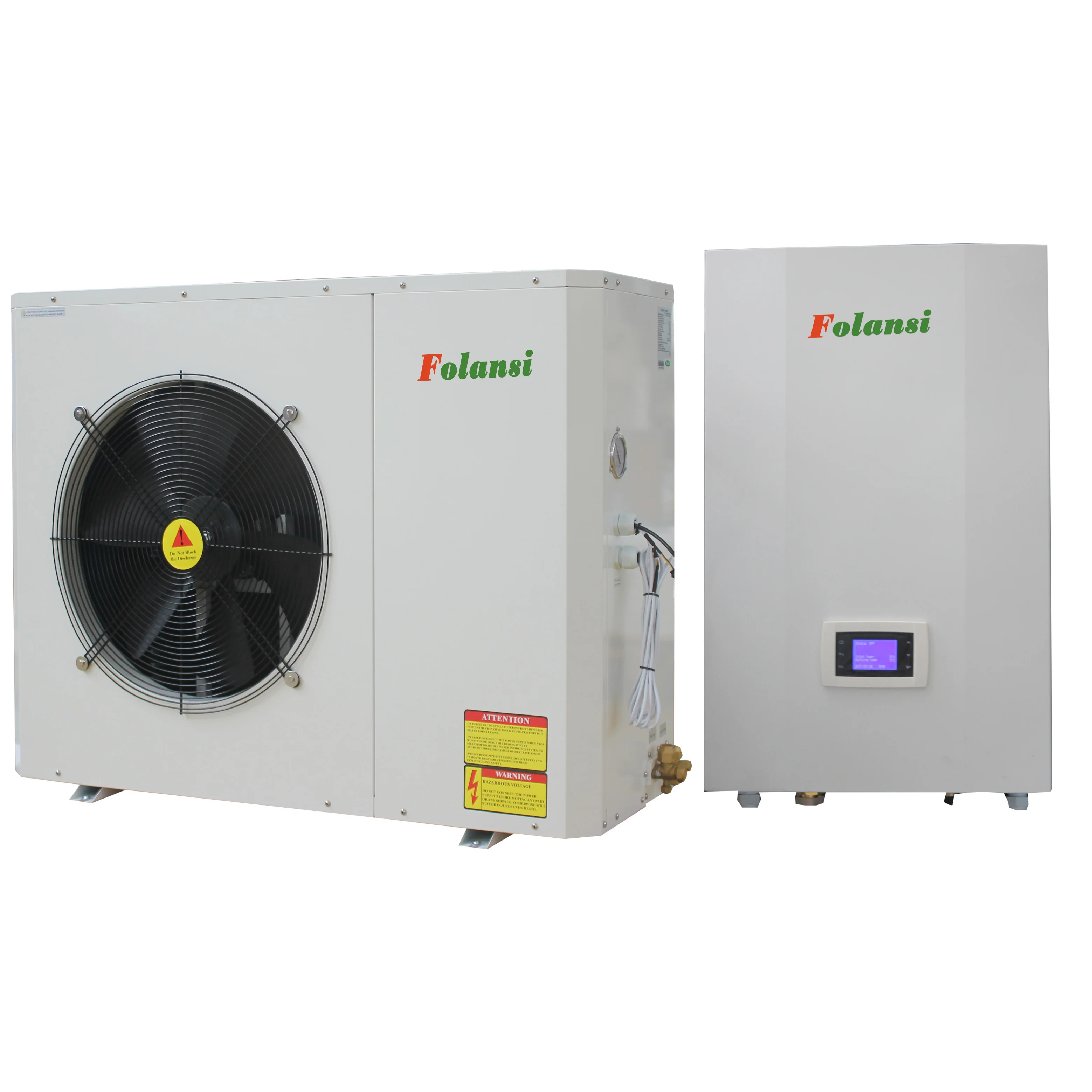 8.3kw split air source heat pump   split air to water heat pump water heater  split heat pump