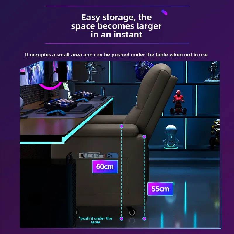 Silla de deportes electrónicos, sofá, Internet café, silla de ordenador perezosa, silla de juegos para el hogar, cápsula espacial, ocio multifuncional, puede tumbarse