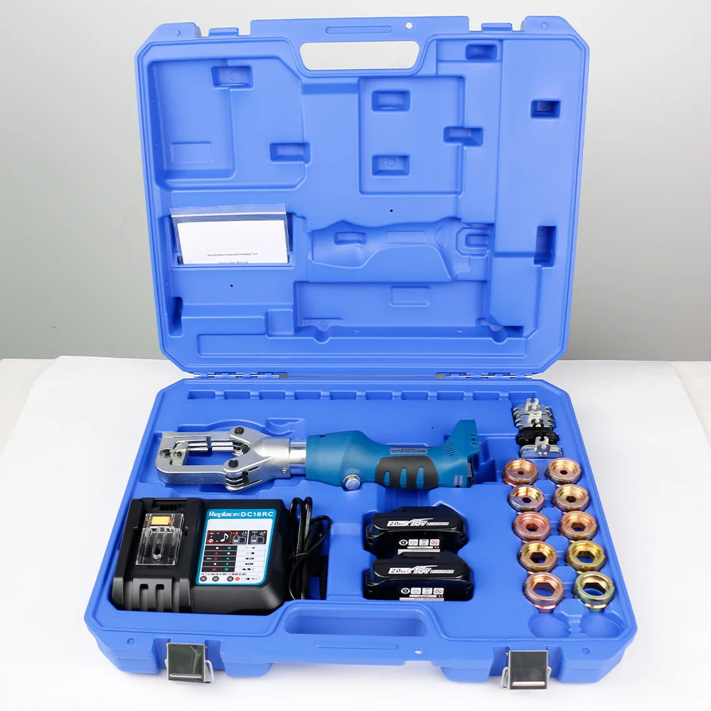 BETE ECT-240 2-in-1 Multi-functional Battery Tool 6T for Crimping & Cutting Cu240mm²/Al185mm² Flip Head