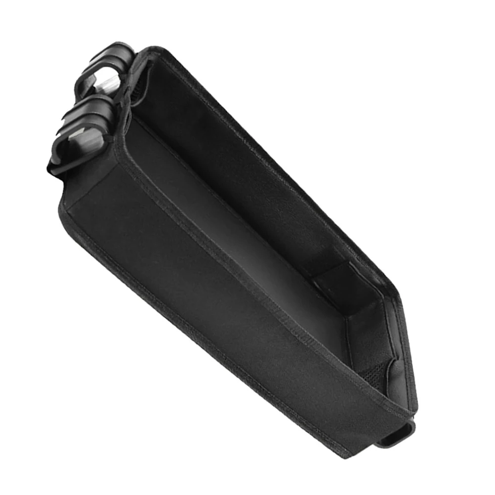 صينية عربة الأطفال، حامل الوجبات الخفيفة العالمي للأطفال الصغار، منظم هاتف كأس Xl أسود متوافق مع معظم عربات الأطفال القماشية للسفر