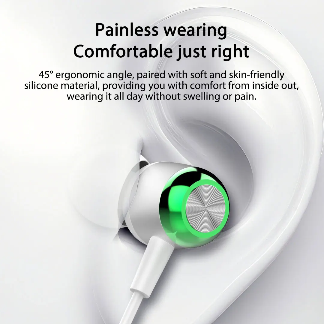 EARDECO HiFi جودة صوت بدون فقدان مع ميكروفون من النوع C 3.5 ملم سماعات رأس سلكية للموسيقى لهاتف سامسونج جالاكسي S25 S24 S23 S22 Ultra