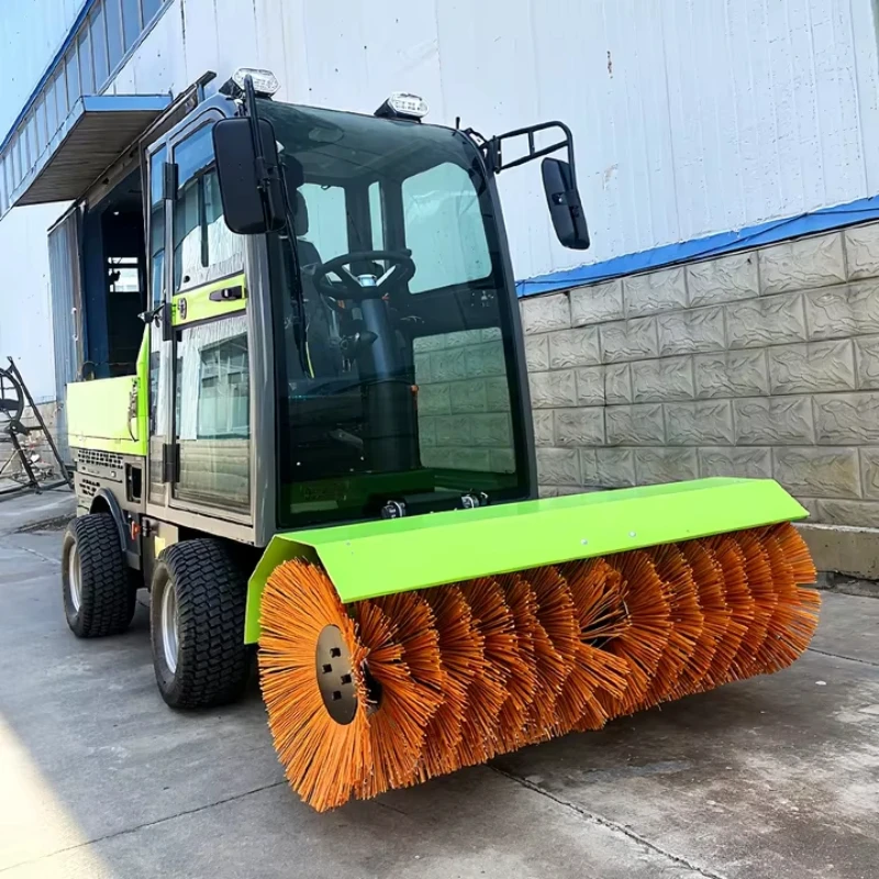 ركوب مكنسة الثلج، آلة إزالة الثلوج الصرف الصحي على الطرق الشتوية، مكنسة الثلج المجتمعية، آلة إزالة الشوارع #5