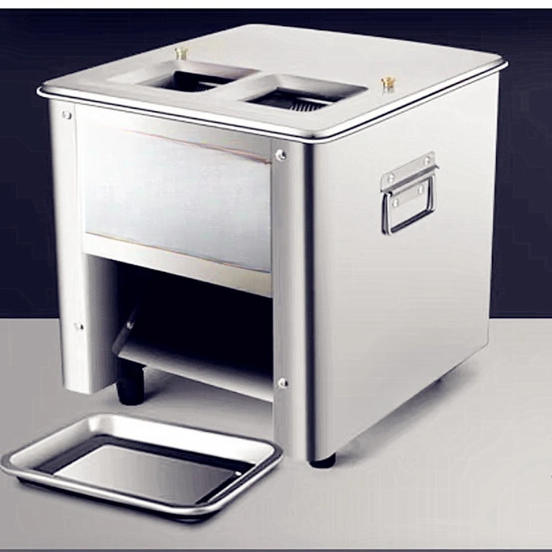 Fresh Meat Slicer 14in Dual-port Electric Small Household Meet Cutter Machine Meat Slicer