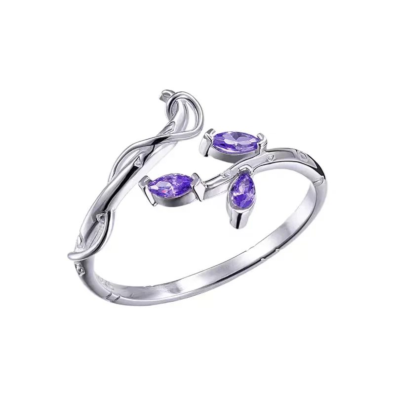 

Douluo Moissanite style Continent Ring Lucky Stone Official Genuine Anime Peripheral