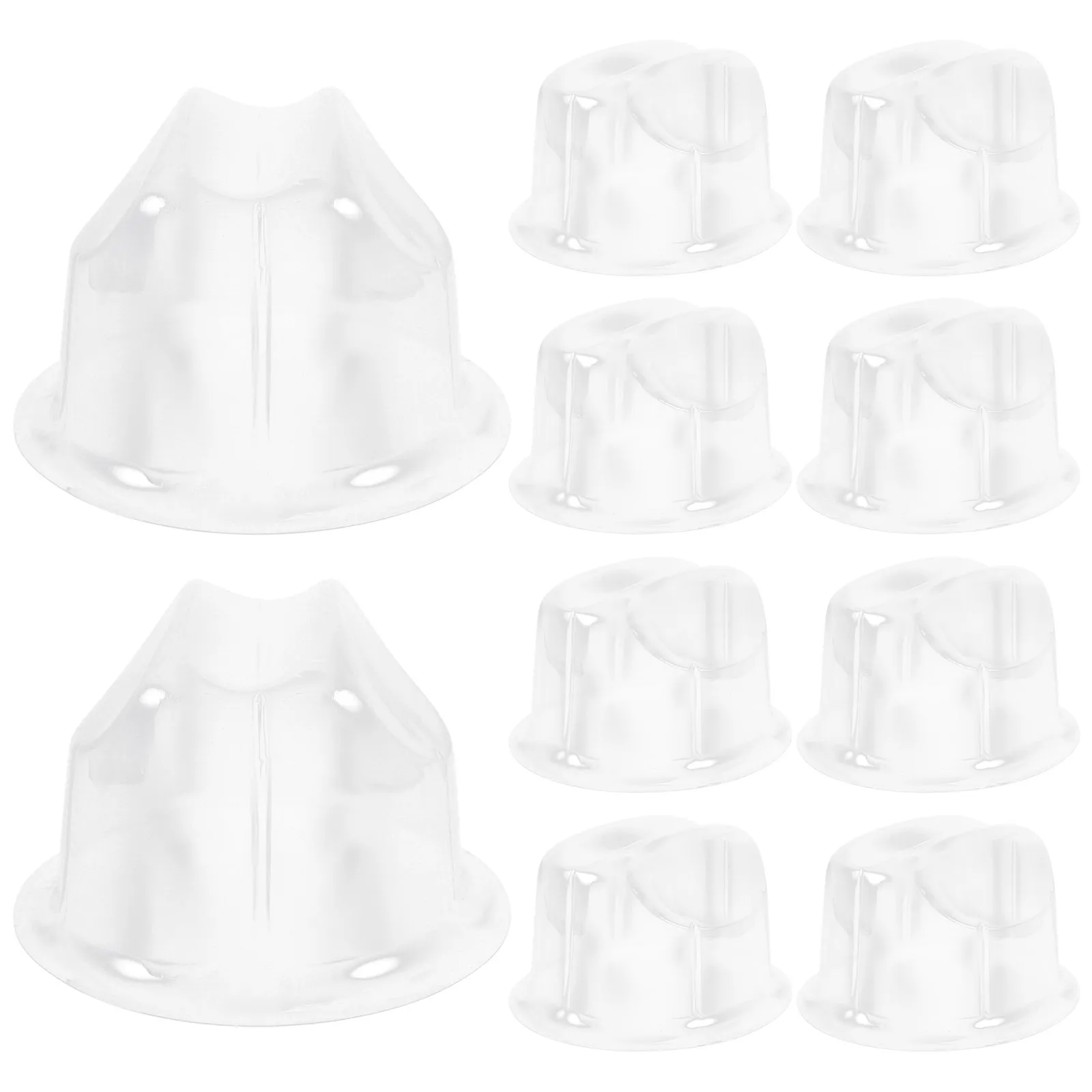 

10pcs PVC Hat Shaper for Bucket Cap M 56-58cm Lightweight Plastic Inner Support Stand Display Storage Organizer