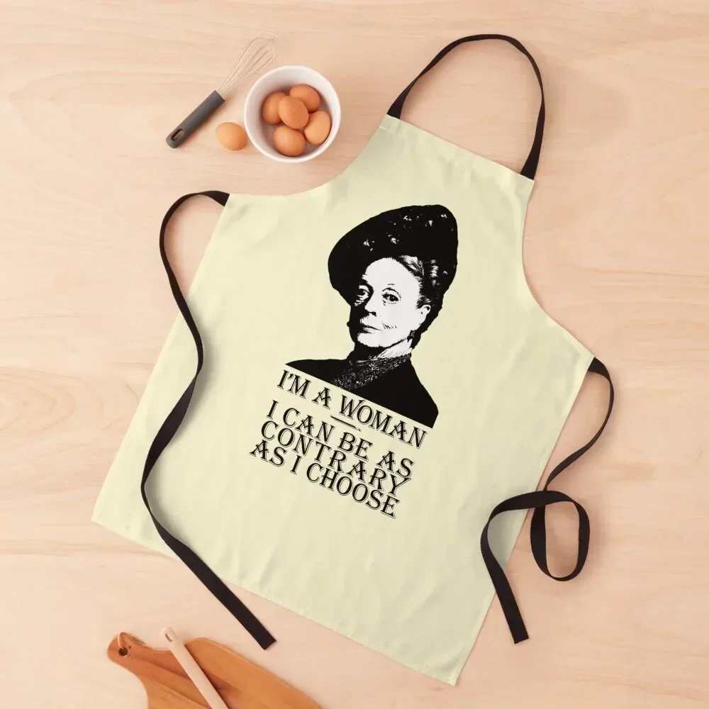

I'm a woman, I can be as contrary as I choose Apron Things For Home And Kitchen Women's Kitchen on the wall Apron