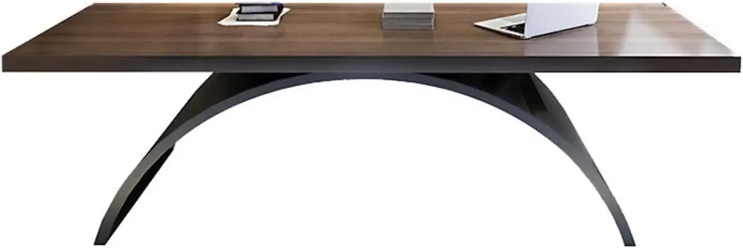 Workstation Laptop Desk Creative Moon Legs Book Table Computer Desk(200 * 80 * 75cm)