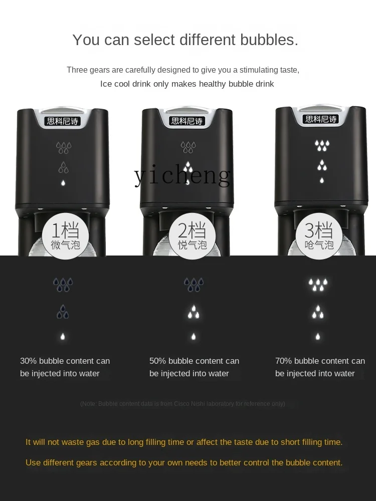 c29Sparkling Water Maker Soda Household Carbonated Drinks Bubble Machine Milk Tea Shop Commercial Air Pump