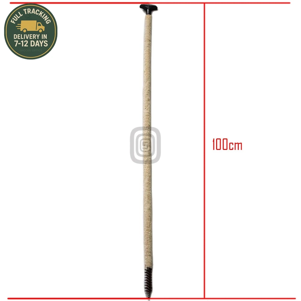 

12 Gauge Cleaning Rod Includes Nylon Deep Cleaning Brush Head For Effective Bore Maintenance