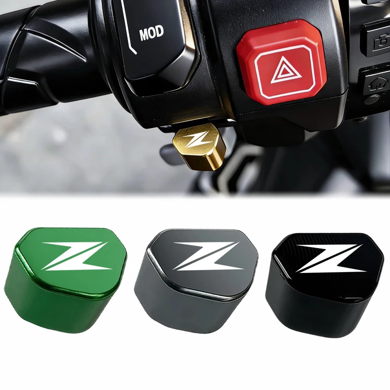 

Кнопка переключения поворотов с ЧПУ для мотоциклов Kawasaki Z900, Z650, Z750, Z400, Z800, Z1000, Ninja 400, 650, 300, ZX6R, ZX10R, с колпачком-ключом
