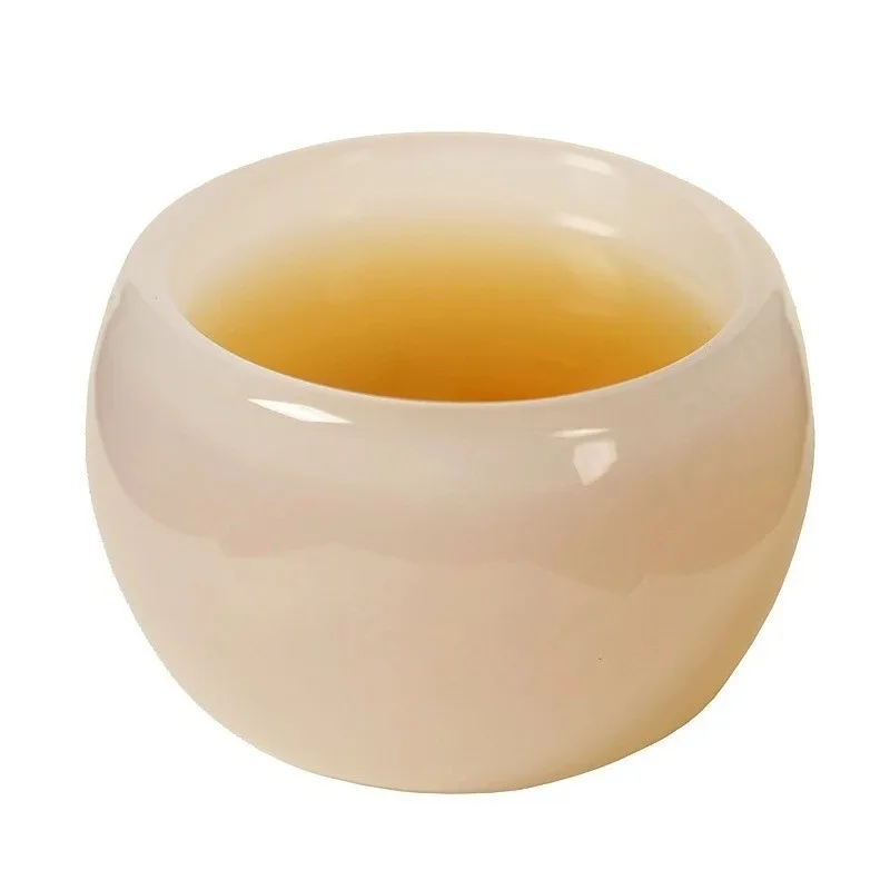 White porcelain jade porcelain tea cup tea cup kung fu tea set