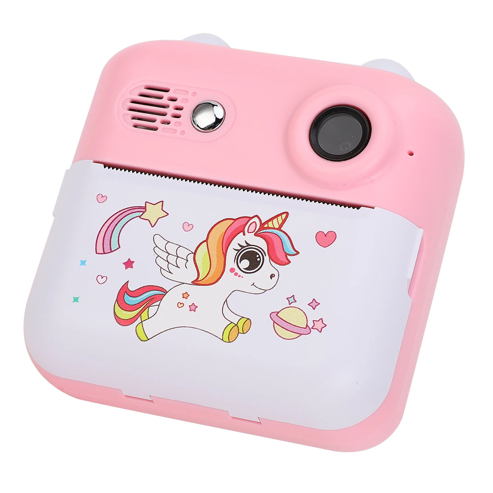 Kids Instant Print Camera 24MP 1080P 2.4 Inch Screen Fun Games Music Playback Dual Lens Kids Camera with Print Paper Kids Camera