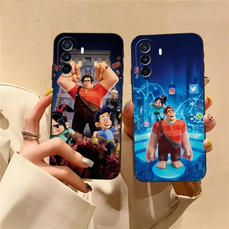 Wreck-It Ralph Phone Case For Huawei P50Pro P40 P30 P20 P10 Plus Lite Pro Y5 Y6 Y7 Y8 PSMART 2019 2020 Shell Cover