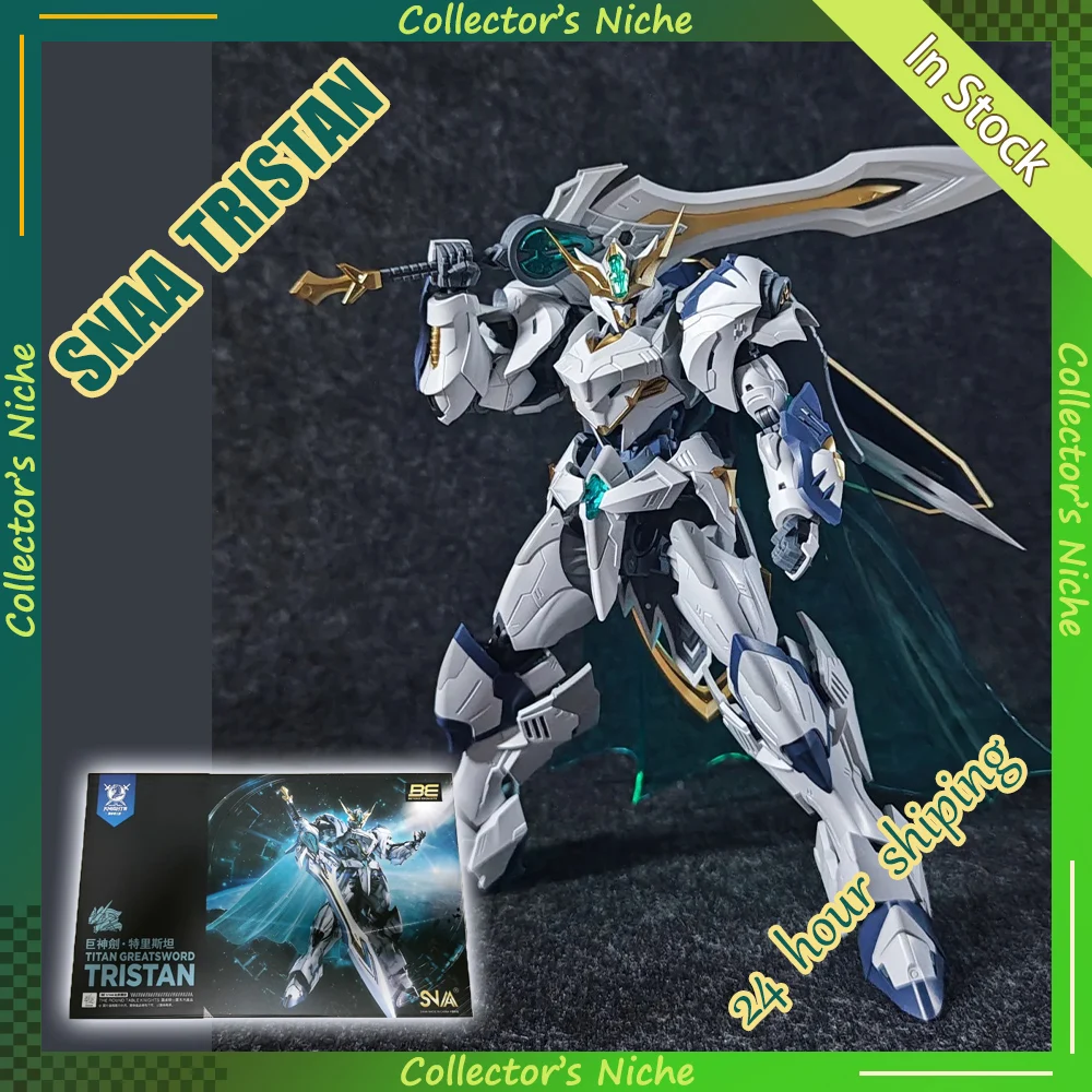 

В наличии оригинальная модель SNAA HG 1/144 SC-002 TITAN GREATSWORD TRISTAN, круглая настольная фигурка рыцарей, модель статуи из ПВХ, игрушка в подарок