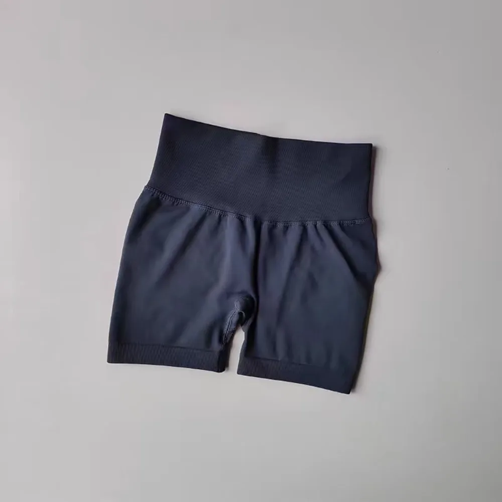 

High Waist Impact Shorts for Women Seamless Stretch Gym Shorts Scrunch Hip Butt Lift Fitness Biker Short for Workout Pants