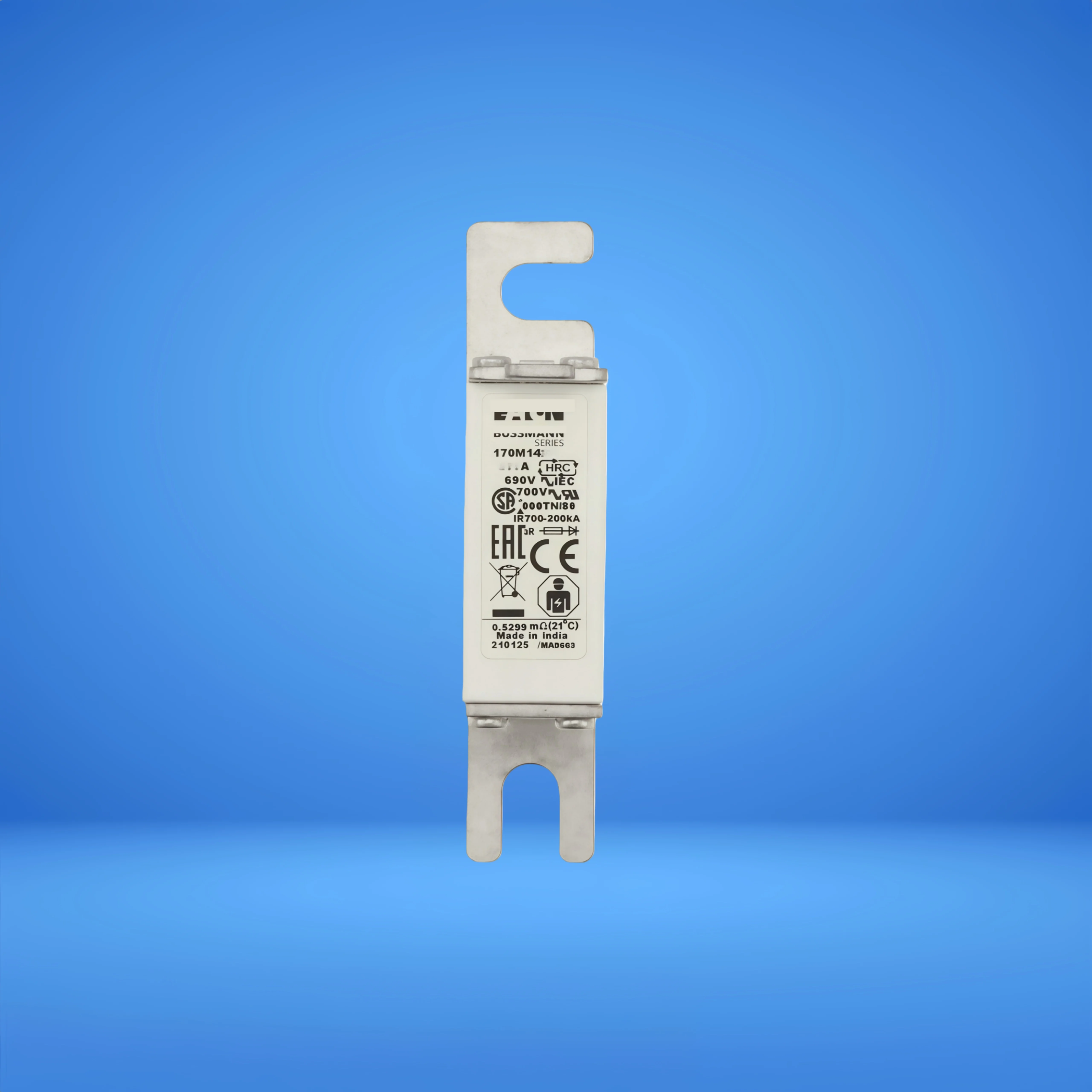 170M1417 High Speed Semiconductor Fuse 100A 690VAC Blade Fuse for Circuit Protection