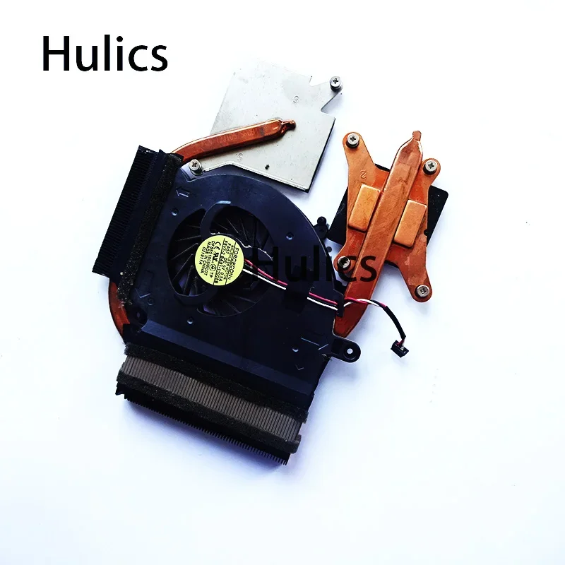 Hulics Used Laptop Cooler Radiator Heatsink Fan For Samsung RF510 RF511 RF711 RF712 RC530 RC730 BA62-00536C FA57 DFS651605MC0T