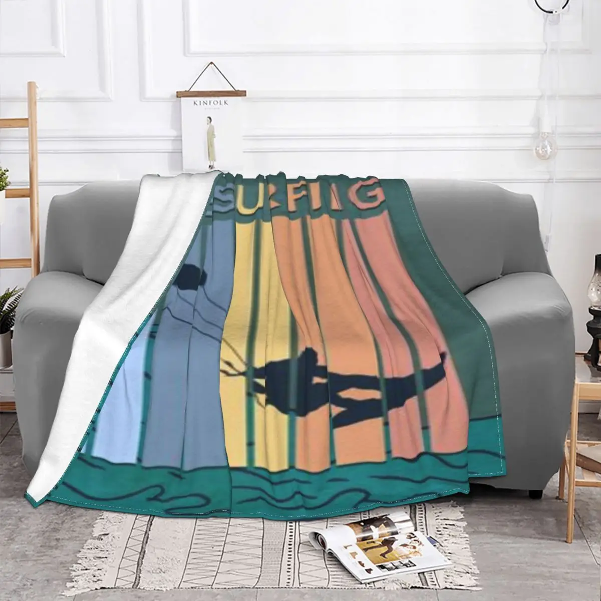 Kiteboarding 1311 Anime Quilt For Bed Blankets And Blankets Throw Blanket