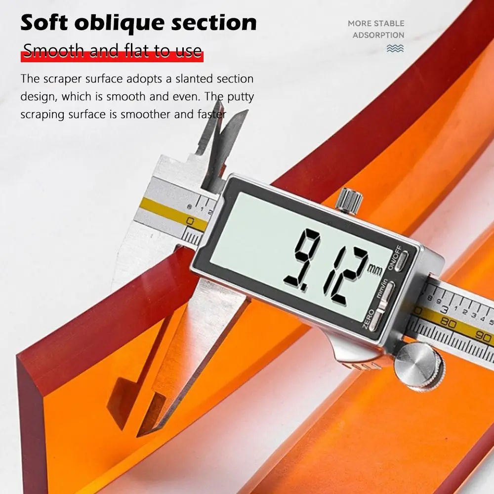 مكشطة وتر الثور العالمية سميكة متينة مكشطة التجصيص مرونة جيدة عالية الارتداد المعجون مكشطة التجصيص #2