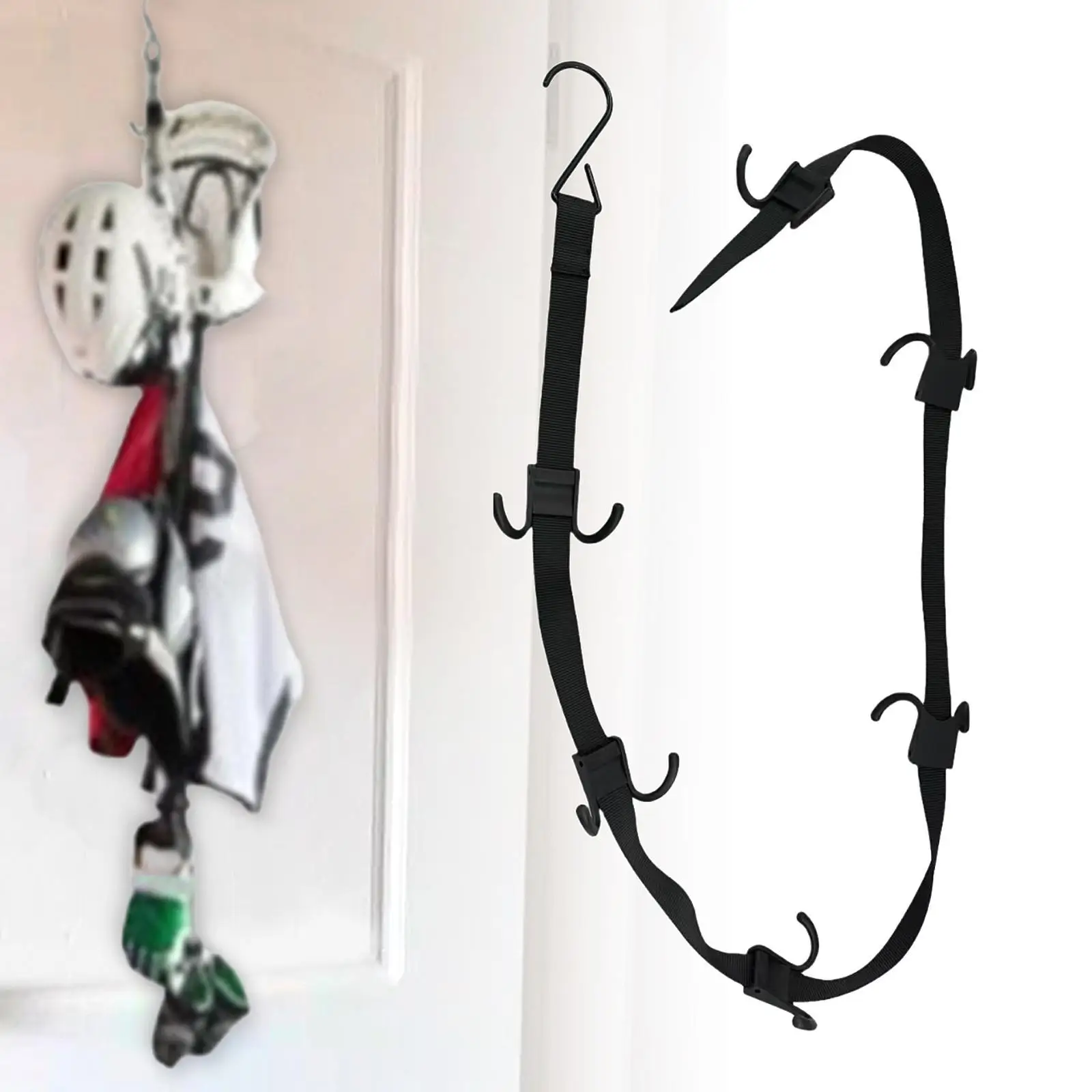 

Hockey Drying Rack Multipurpose Sports Gear Hanger for Skiing Shoes Baseball