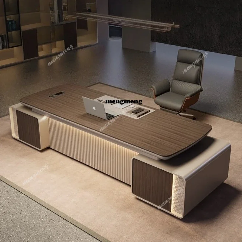 

Best seller Painted boss table, desk, light luxury, senior sense, chairperson, president's office, supervisor, manager table