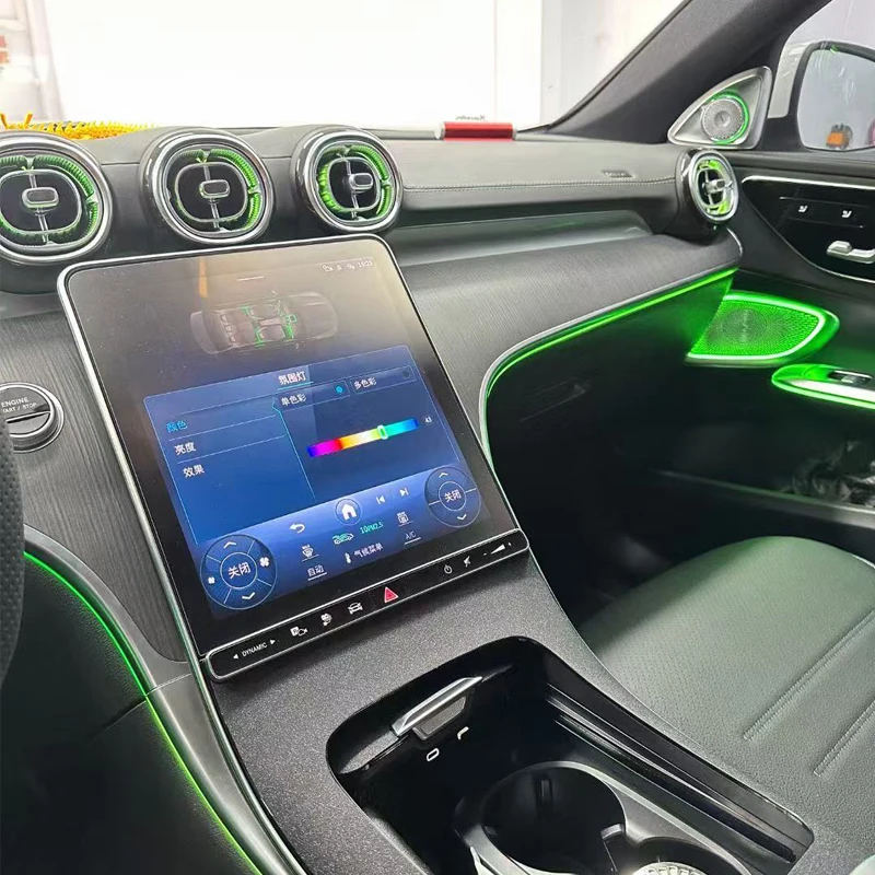 4D Rotatingo ลําโพงทวีตเตอร์โรตารี่สําหรับ Mercedes Benz C Class W206 สําหรับ C200 C300 สภาพใหม่รถอุปกรณ์เสริม