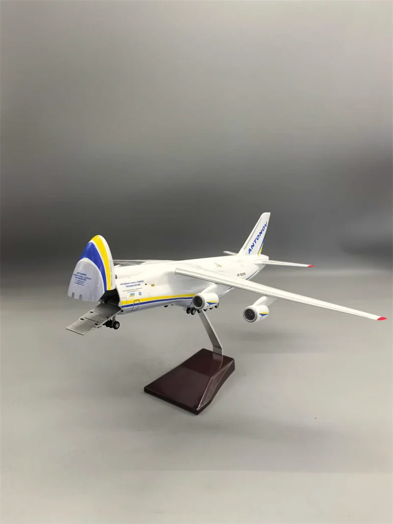 

1/165 Ukraine An-124 Transport 42cm Plane Alloy Aircraft Replica Model Antonov An124 Plane With Base Airplane Toys Collection