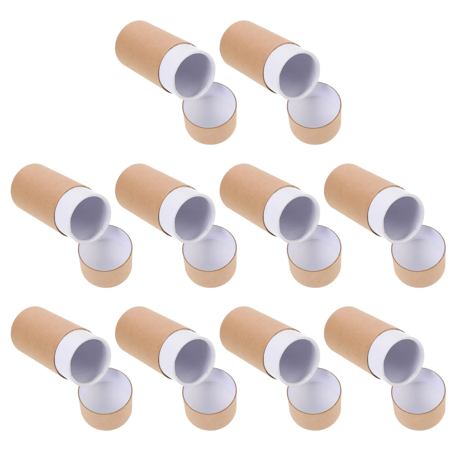 

10Pcs Paper Box Essential Oil Bottle Packing Box Portable Gift Holder Moderate Size Durable Practical Storage Storage Cans