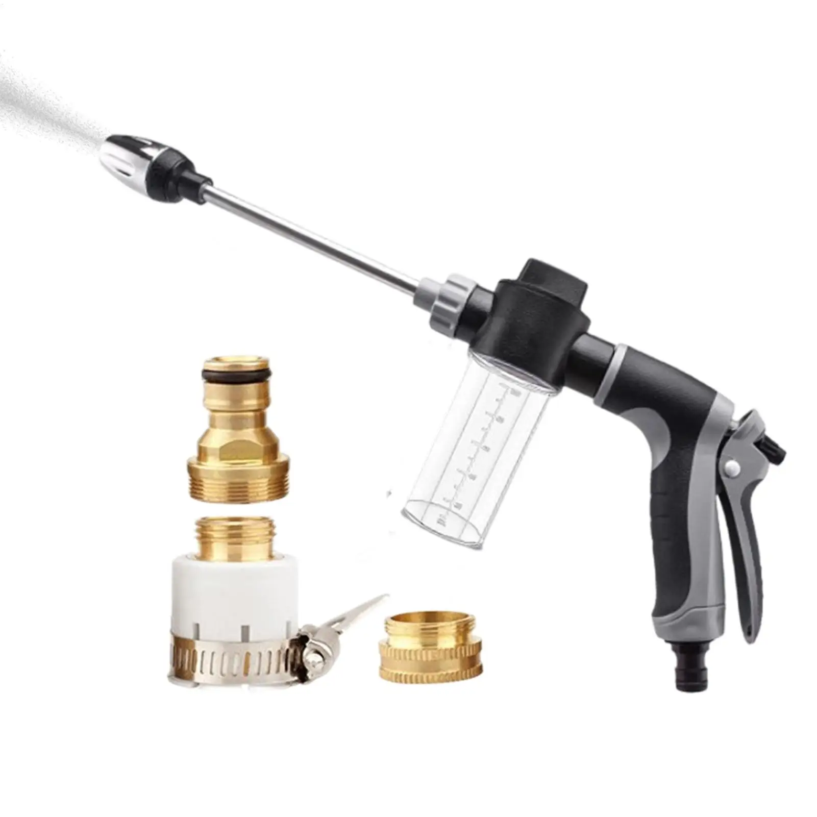 

Регулируемая насадка для шланга, пистолет для мойки автомобилей, пистолет высокого давления для мойки, удлинительная насадка для мойки автомобилей под высоким давлением