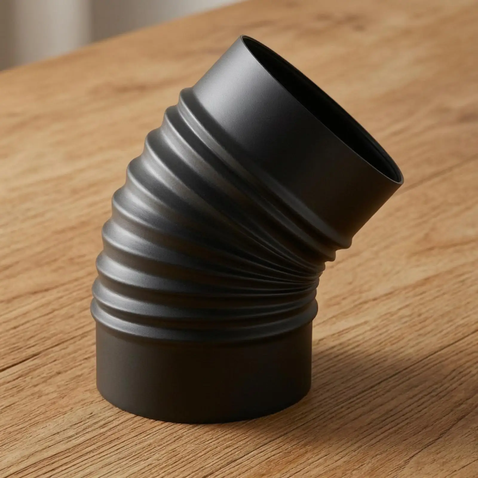 Fireplace Vent Elbow Stainless Steel Chimney Flue Pipe Bend for Heating Exhaust Routing Home Installation Corrugated Metal