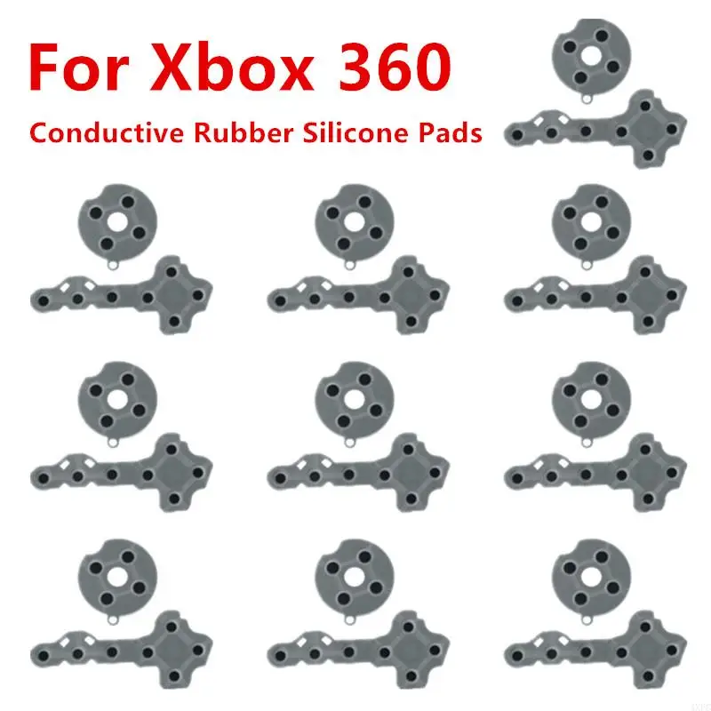 1/5/10 ensembles de tampons en caoutchouc conducteur en Silicone pour contrôleur sans fil Xbox 360, bouton de Contact, pièces de réparation d-pad