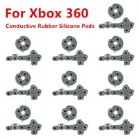 1/5/10 juegos de almohadillas de silicona de goma conductora para controlador inalámbrico Xbox 360 botón de contacto piezas de reparación D-Pad