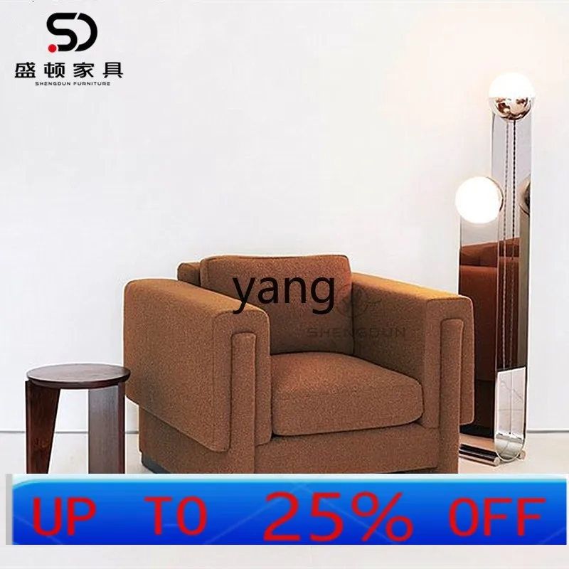 

LH Nordic new light luxury single and double three-person cotton and linen modern simple fabric leisure sofa