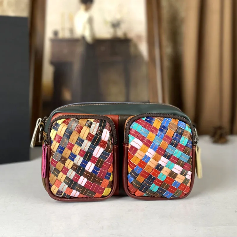 

High quality leather camera bag for women 2025 new color small square bag, versatile single shoulder crossbody bag