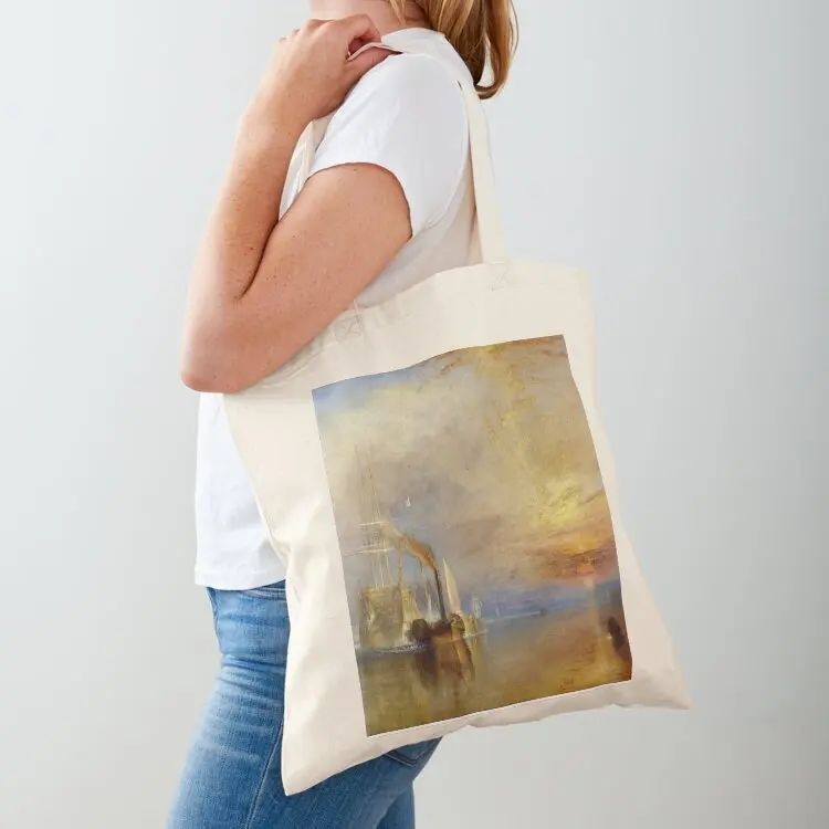 

The Fighting Temeraire by J. M. W. Turner (1838) Tote Bag canvas shopping bag Canvas bag shopping trolley