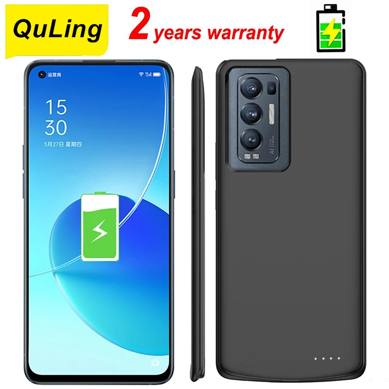 

Чехол для мобильного телефона Powerbank 10000 мАч для OPPO Find X3 Neo, чехлы для зарядного устройства, портативный чехол Power Bank для OPPO Find X3 Neo